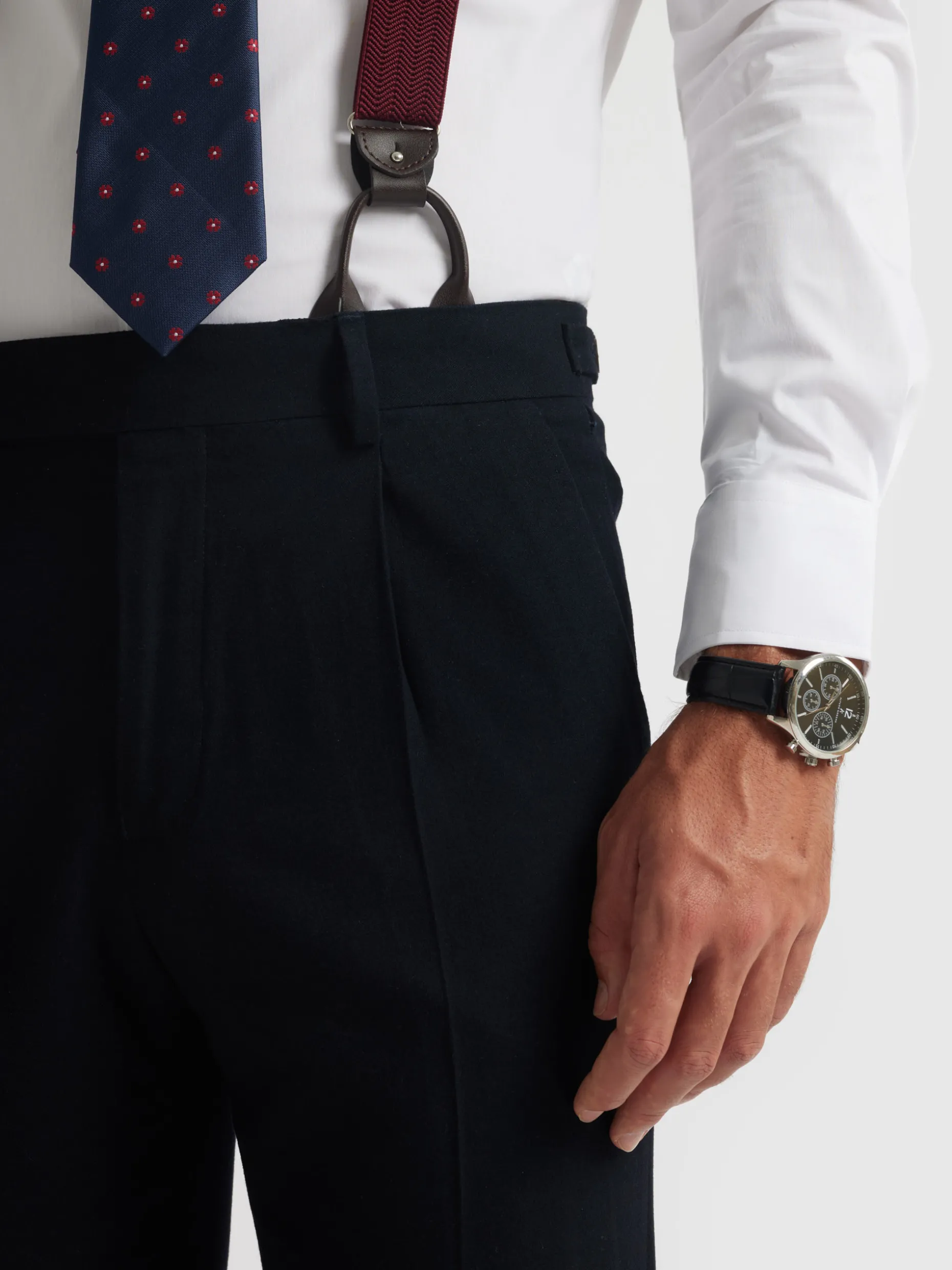PANTALON CLASSIC TWILL AZUL MARINO