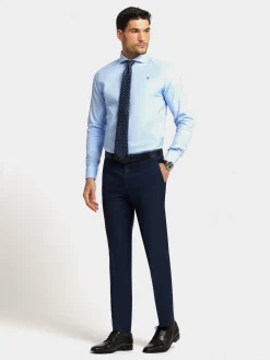 PANTALON FIL A FIL AZUL MARINO