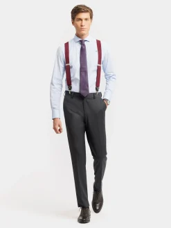 PANTALON FIL A FIL CRUZADO GRIS