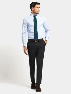 PANTALON FIL A FIL GRIS