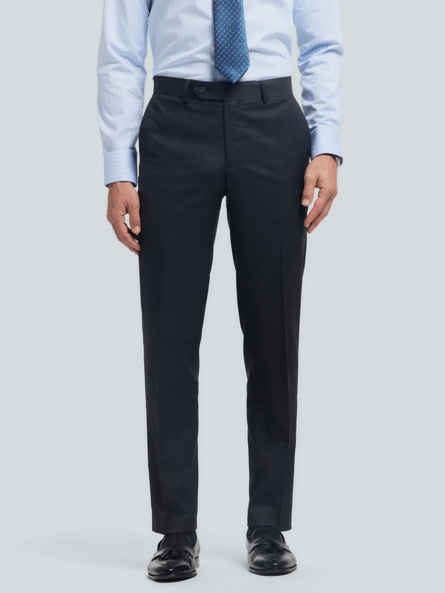 PANTALON FIL A FIL GRIS