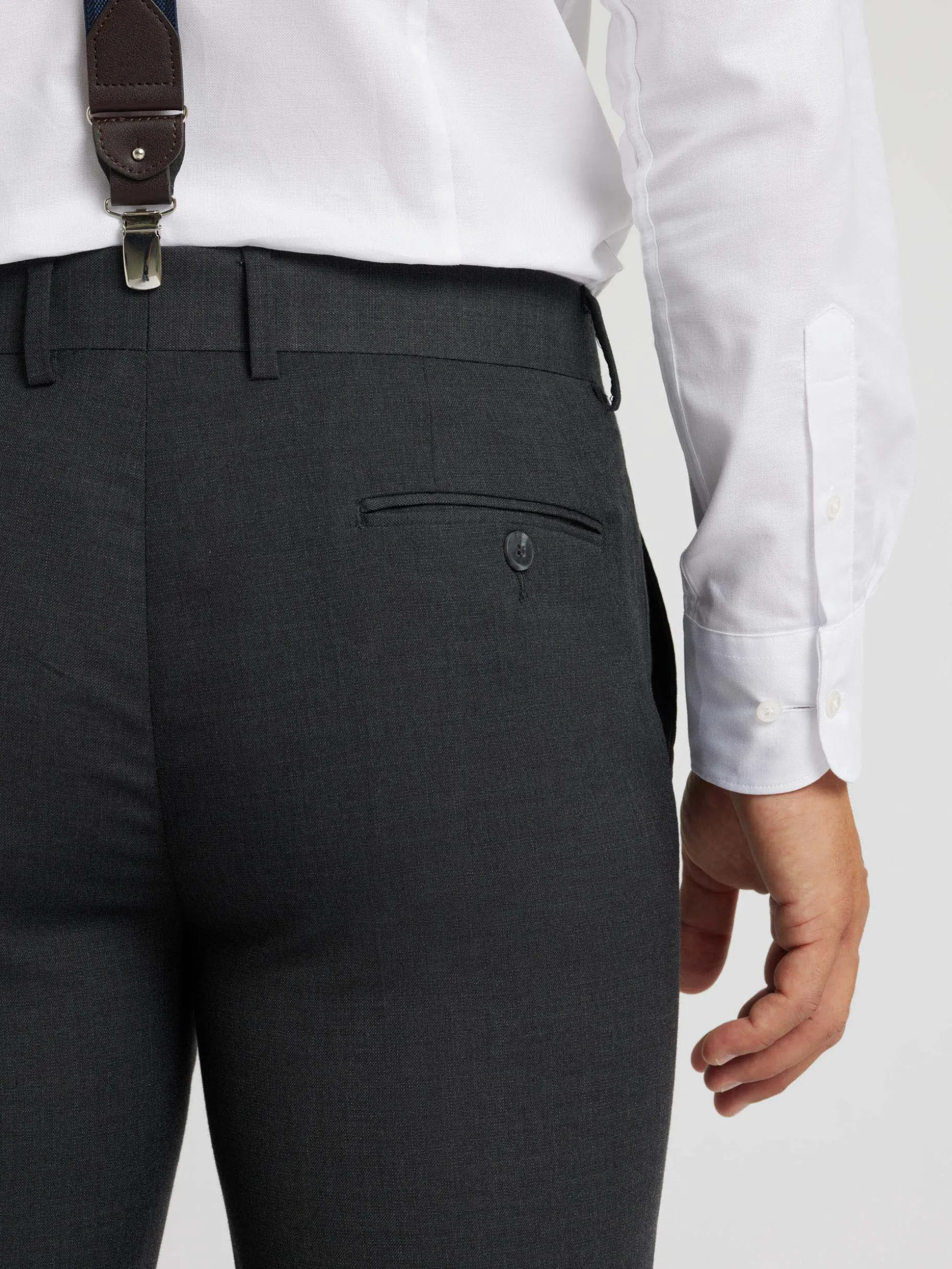 PANTALON FIL A FIL GRIS