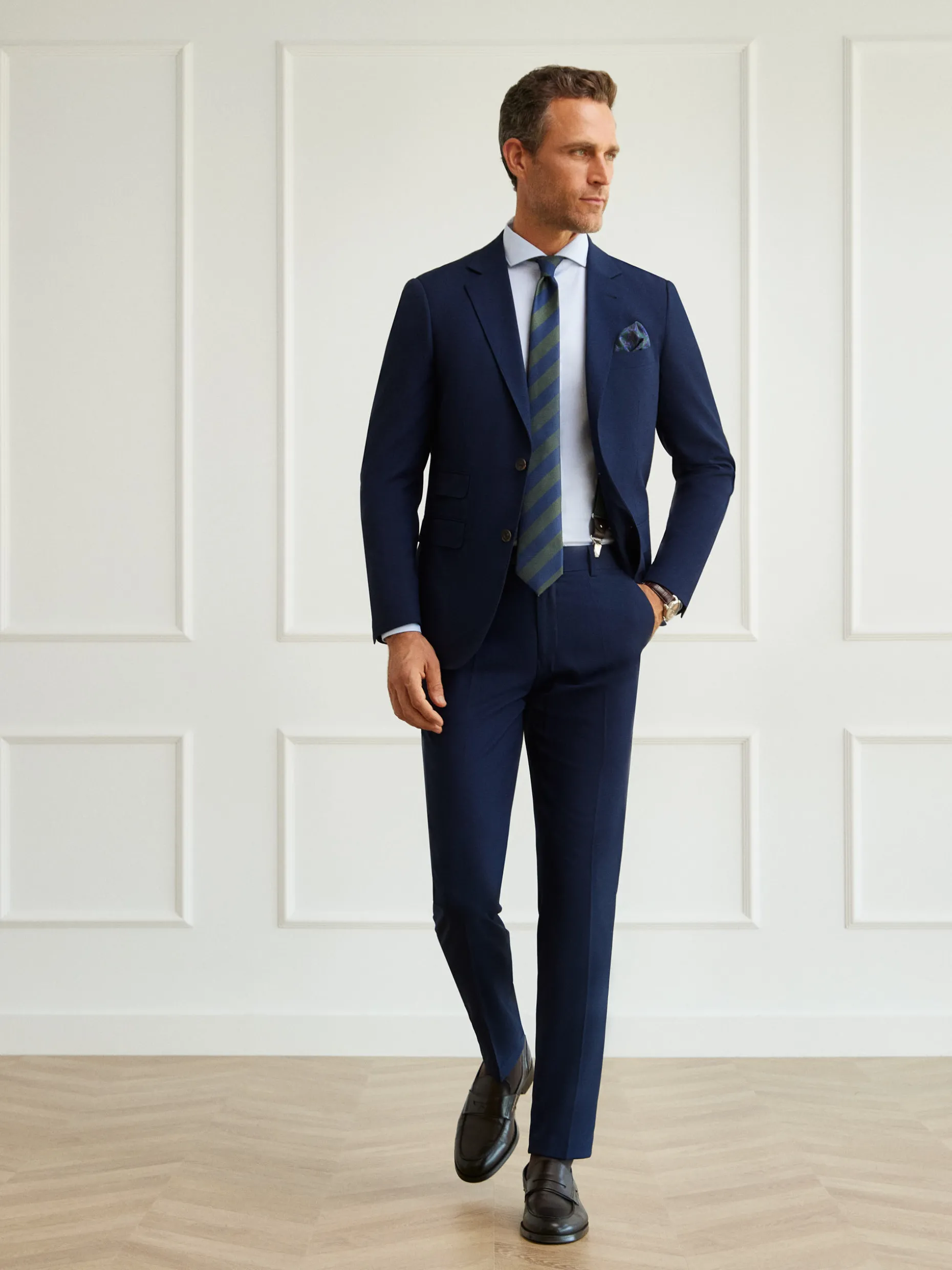 PANTALON MICRO BIRD AZUL MARINO