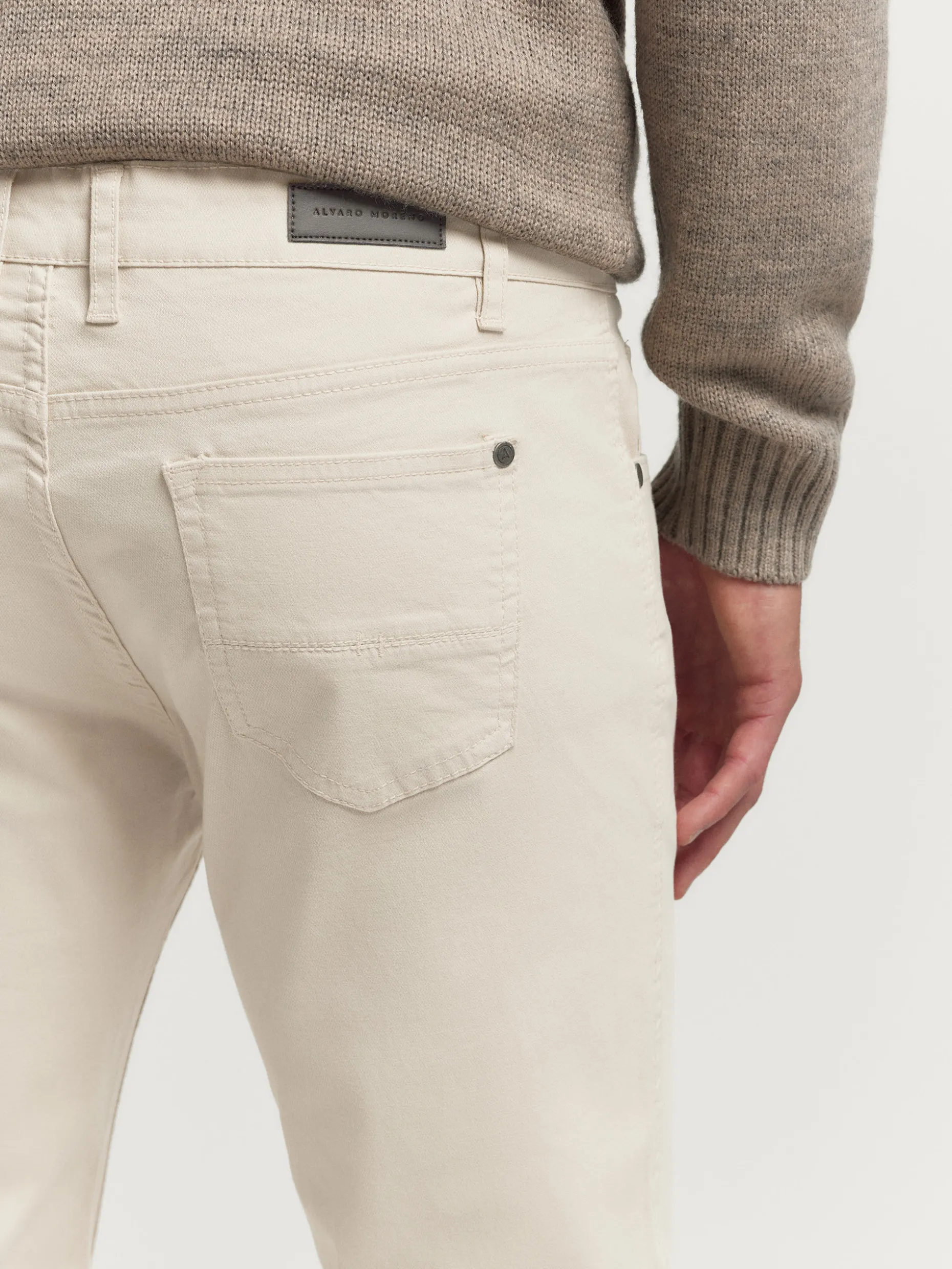 PANTALON MICRO 5PKT BEIGE