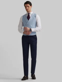 PANTALON MILANO GALES AZUL MARINO