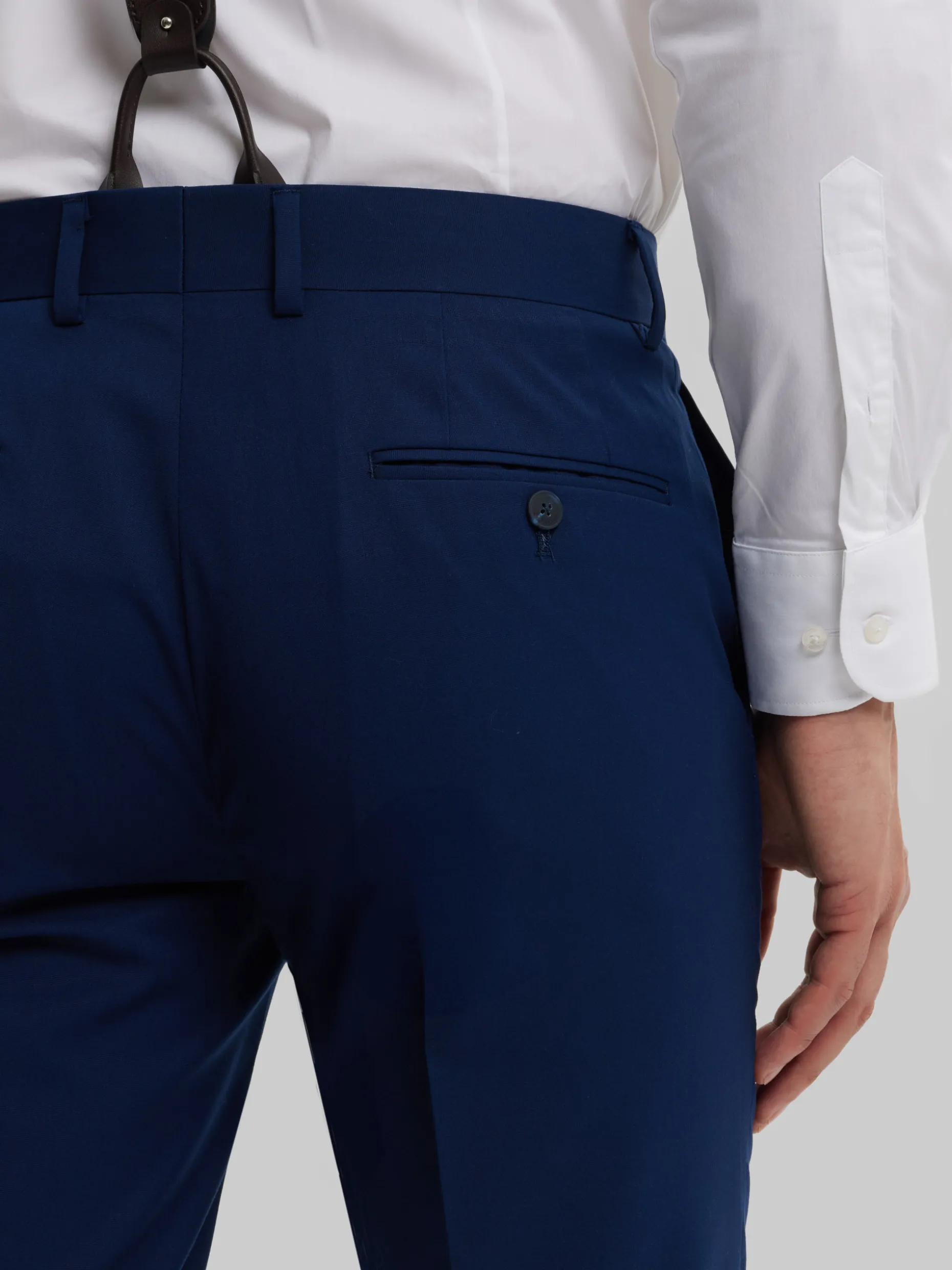 PANTALON PLAIN SLIM AZUL