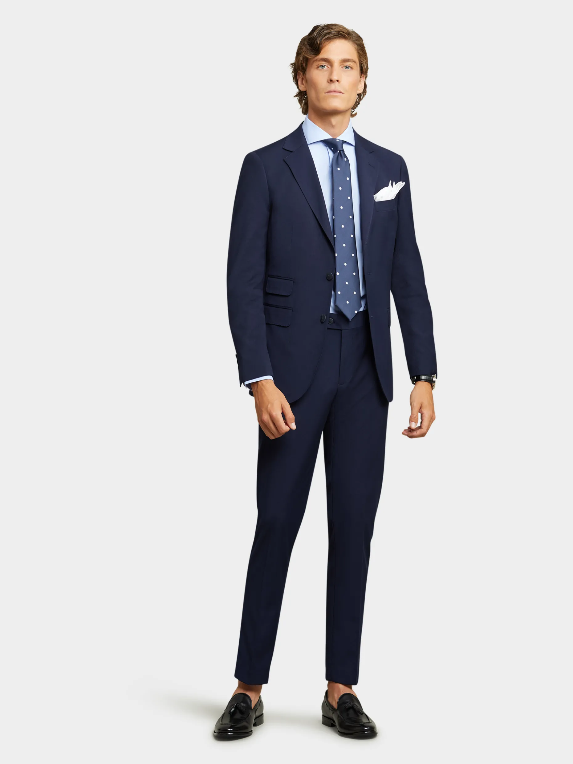 PANTALON PLAIN SLIM AZUL MARINO