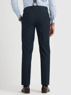 PANTALON TWILL CRUZADO AZUL MARINO