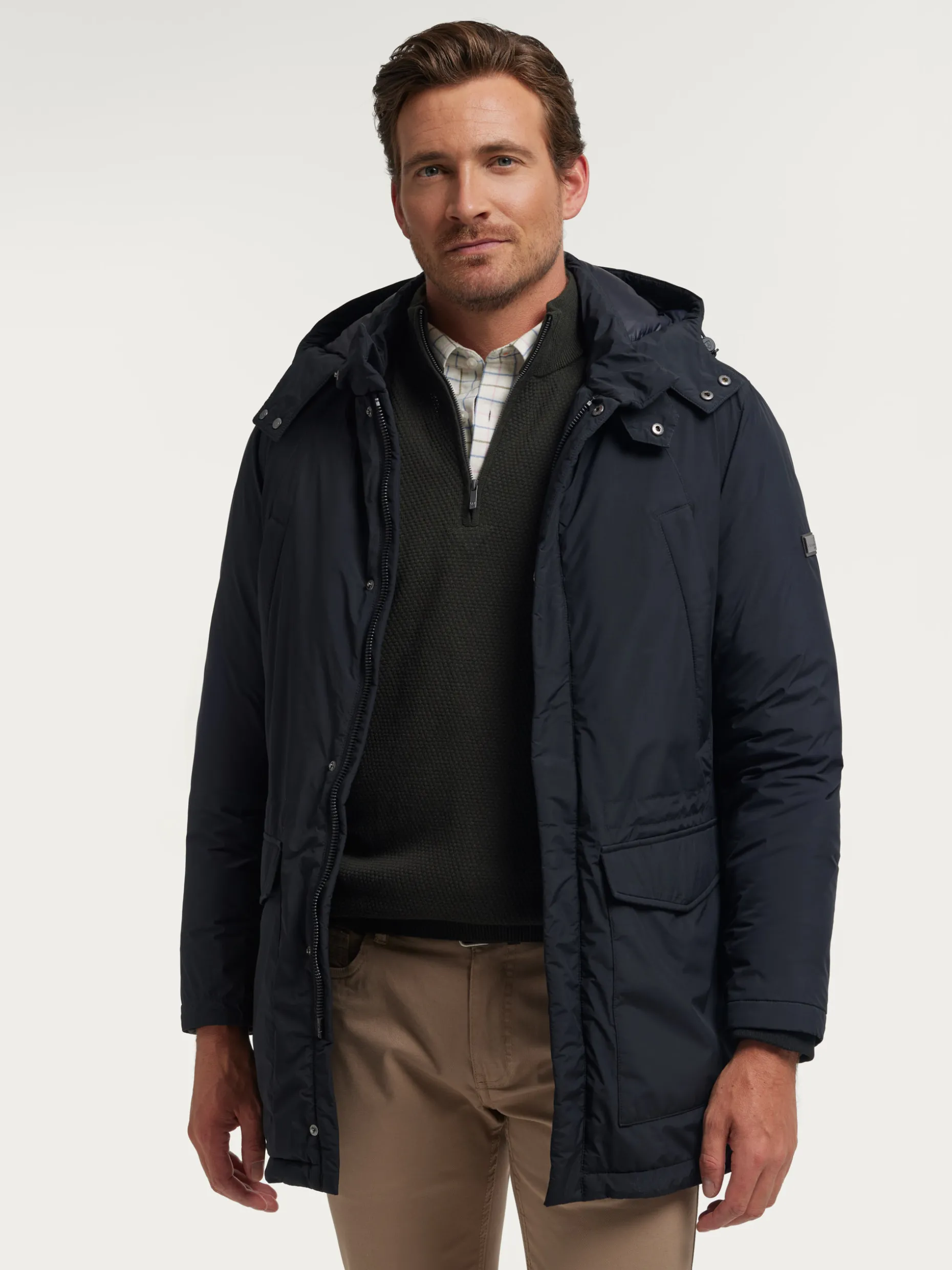 PARKA NEBRASKA AZUL MARINO