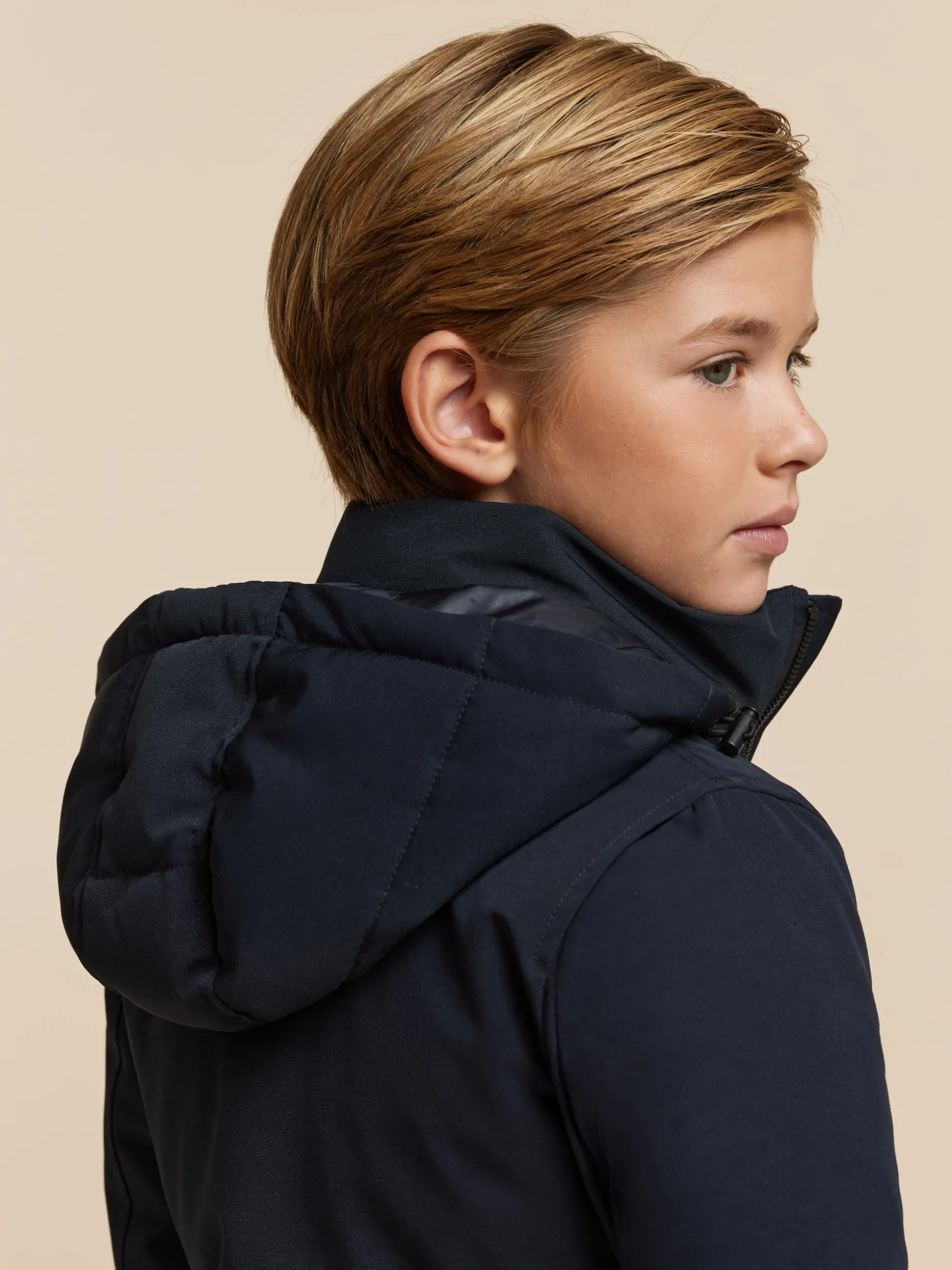 PARKA SHERMAN KIDS AZUL MARINO