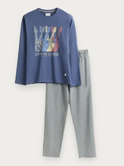 PIJAMA ROCK AZUL