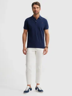 POLO BASIC AZUL MARINO