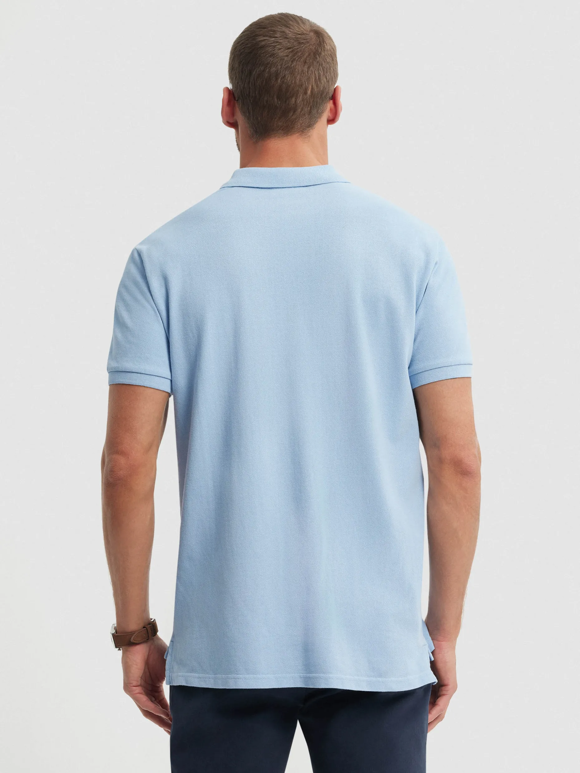 POLO BASIC CELESTE