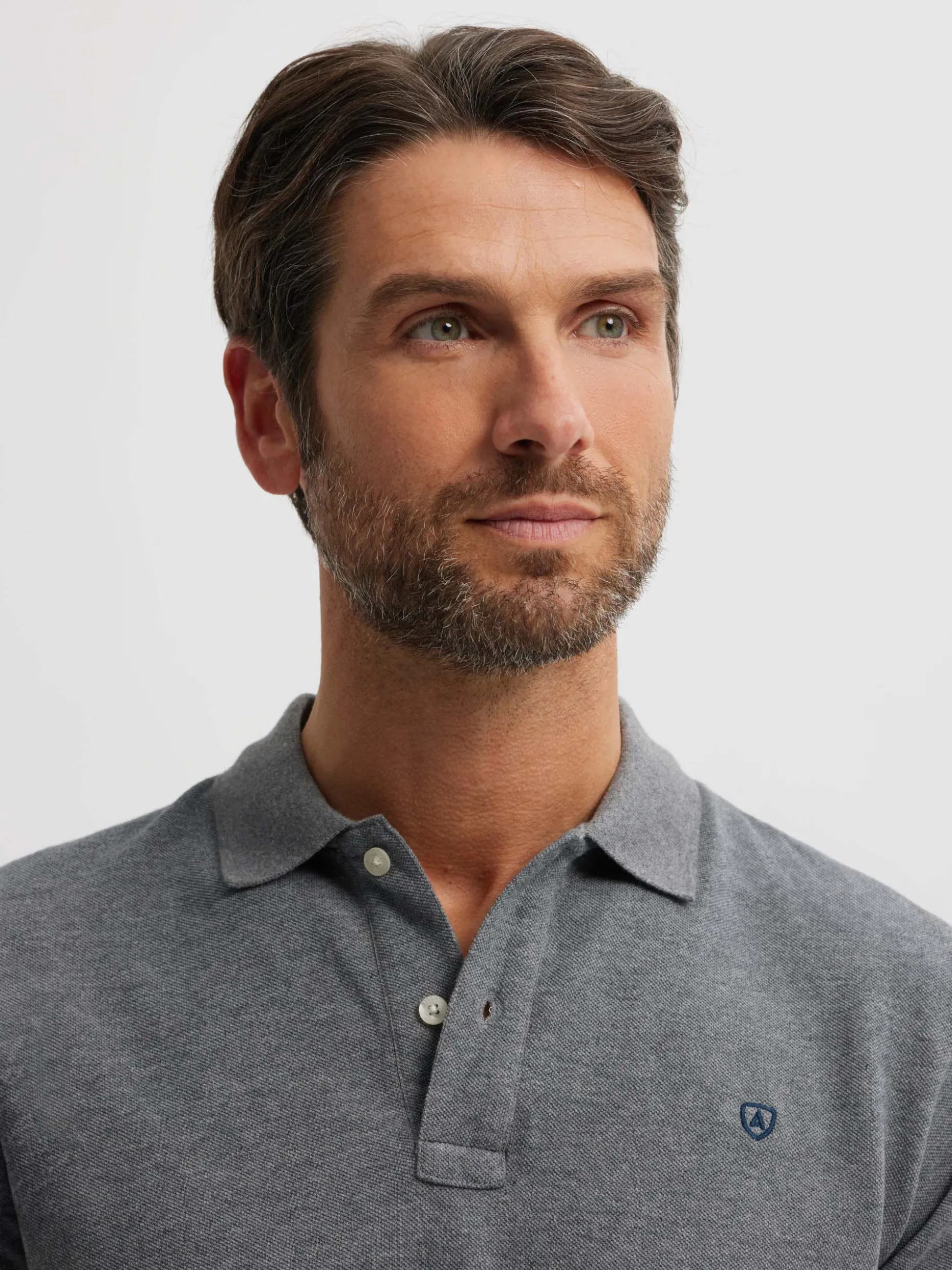 POLO BASIC GRIS