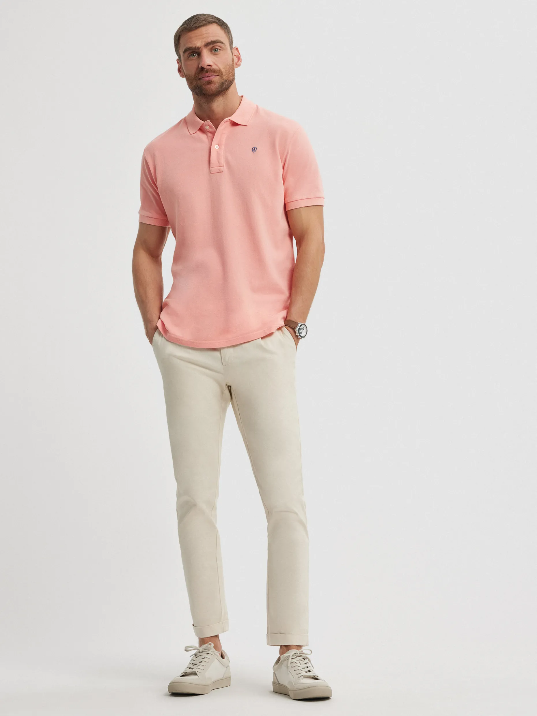 POLO BASIC SALMÓN