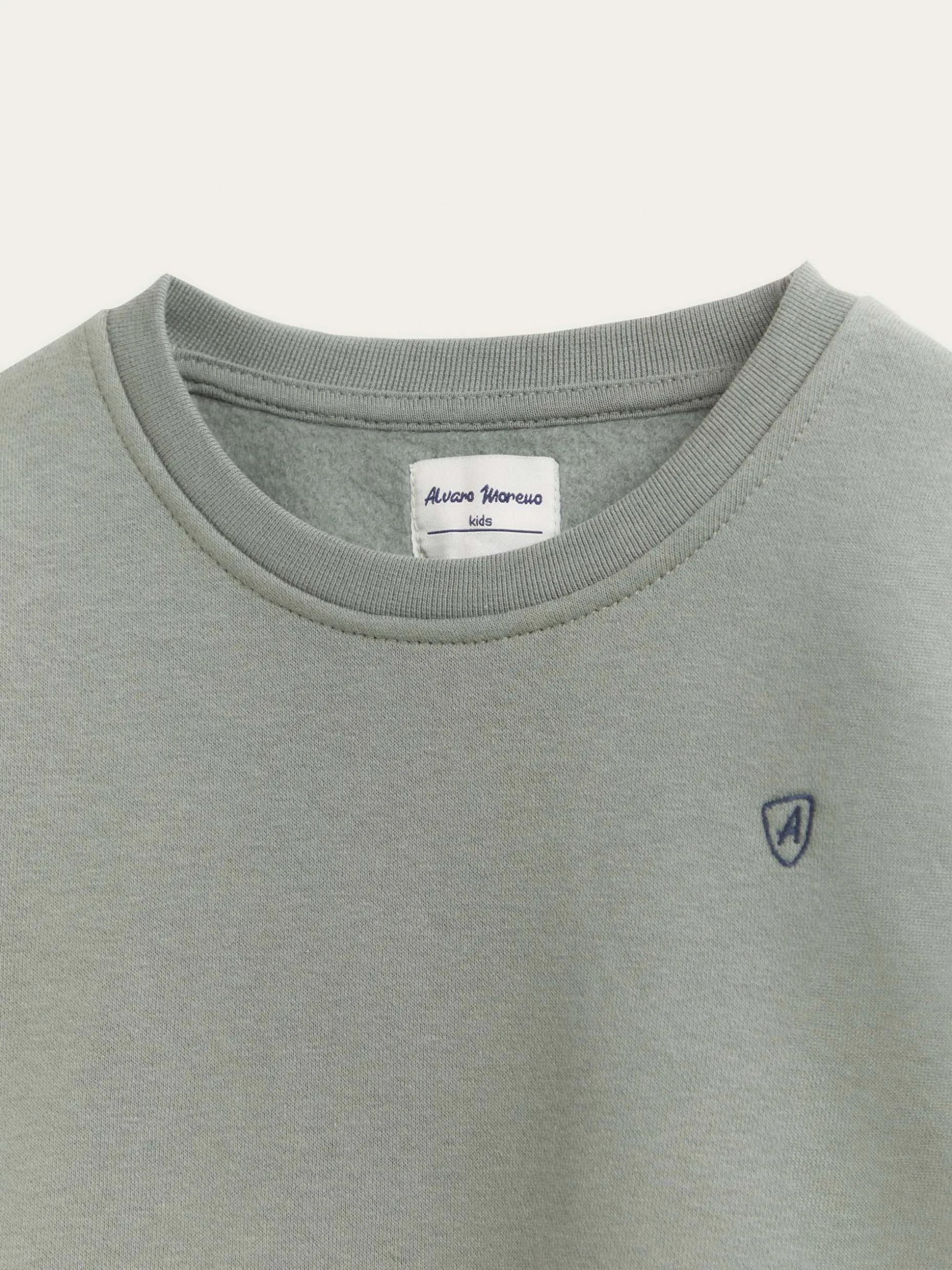 SUDADERA BASICA KIDS VERDE