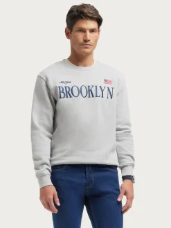 SUDADERA BROOKLYN GRIS