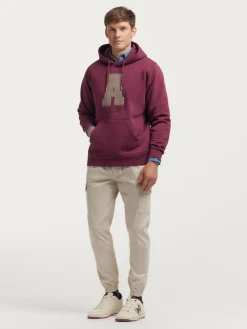 SUDADERA MOMENT BURDEOS