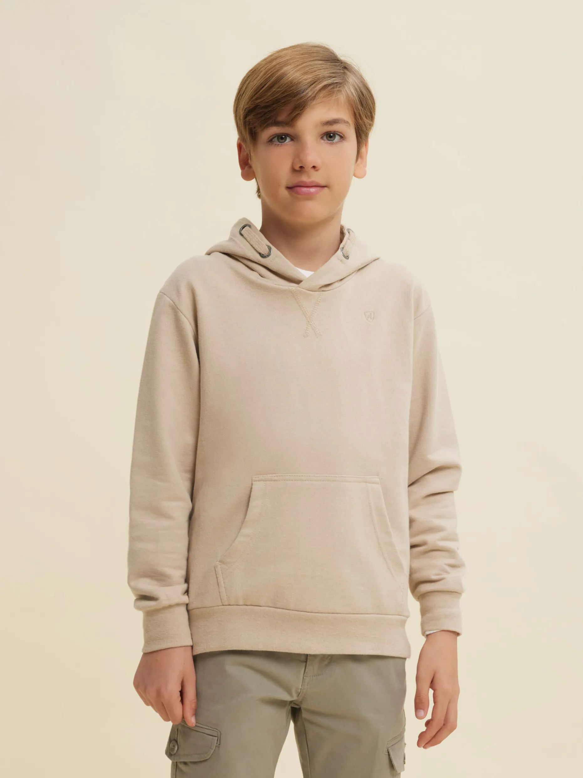 SUDADERA NELSON KIDS CAMEL