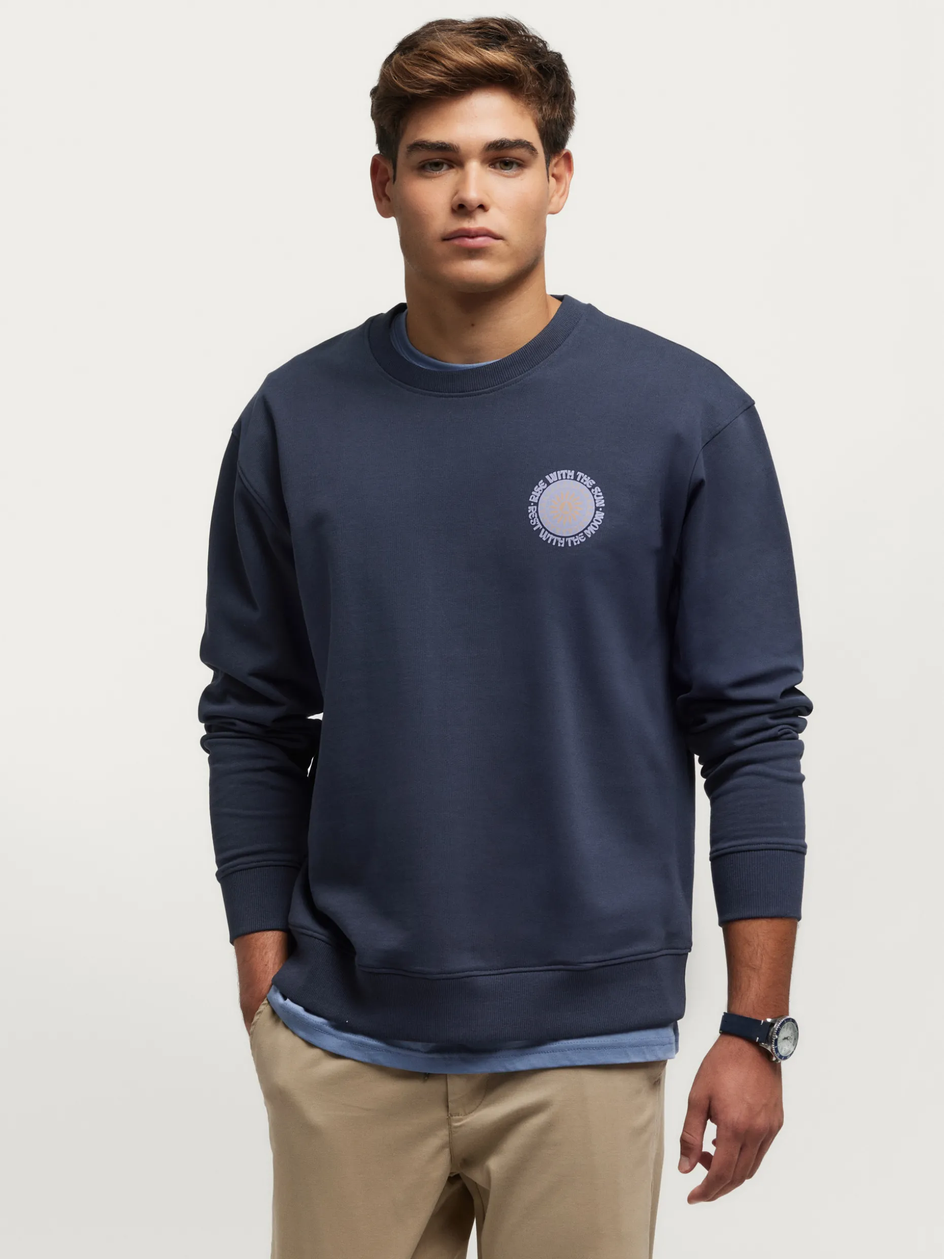 SUDADERA SUN AZUL MARINO