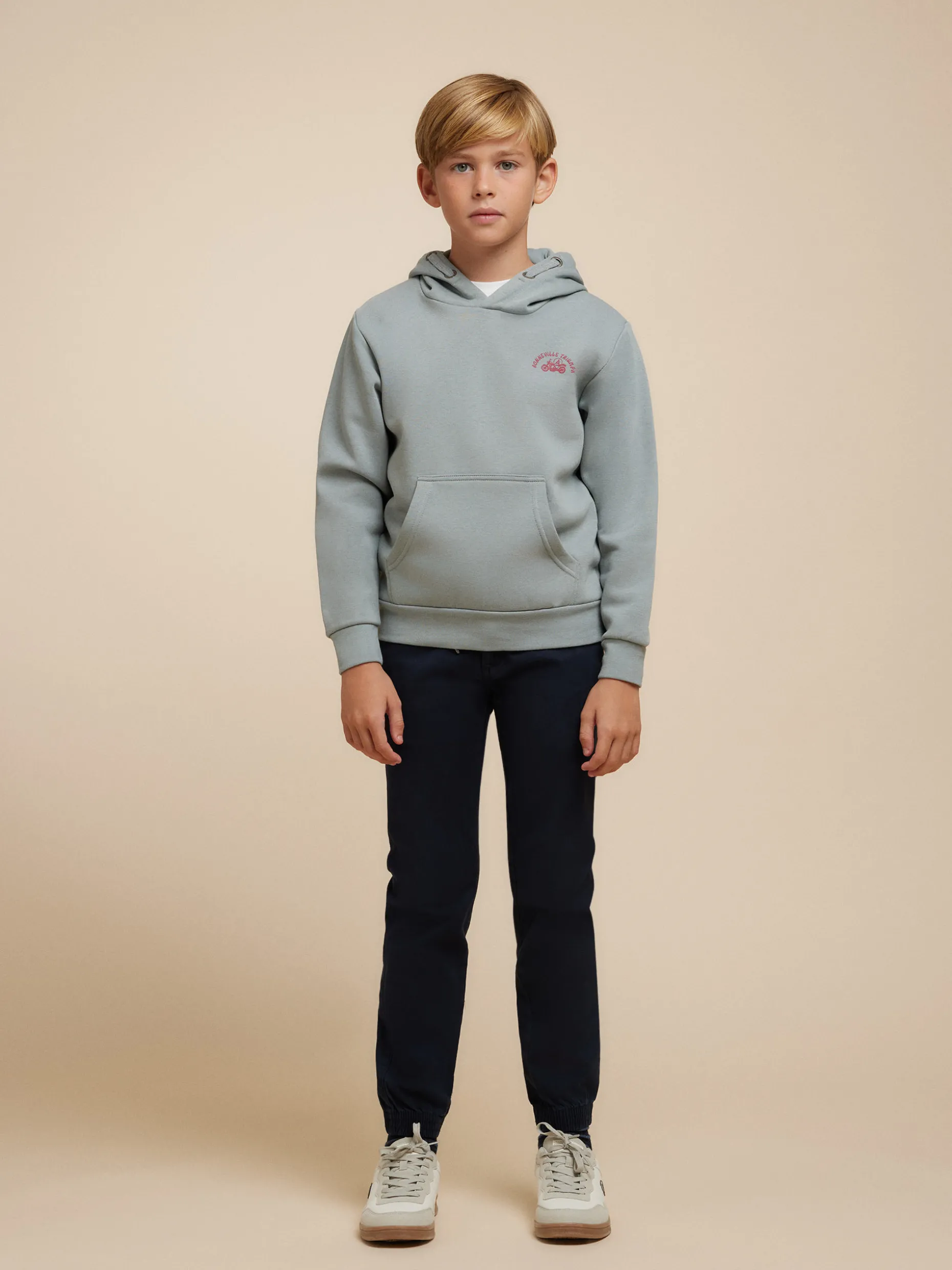 SUDADERA TRIUMPH KIDS AZUL